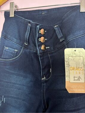 Colombian jeans with effect push up